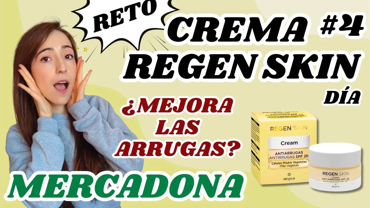 ¿Funciona la Crema REGEN SKIN de Mercadona? 🤔 ¿Mejora las arrugas? | Análisis Farmacéutico 🔬
