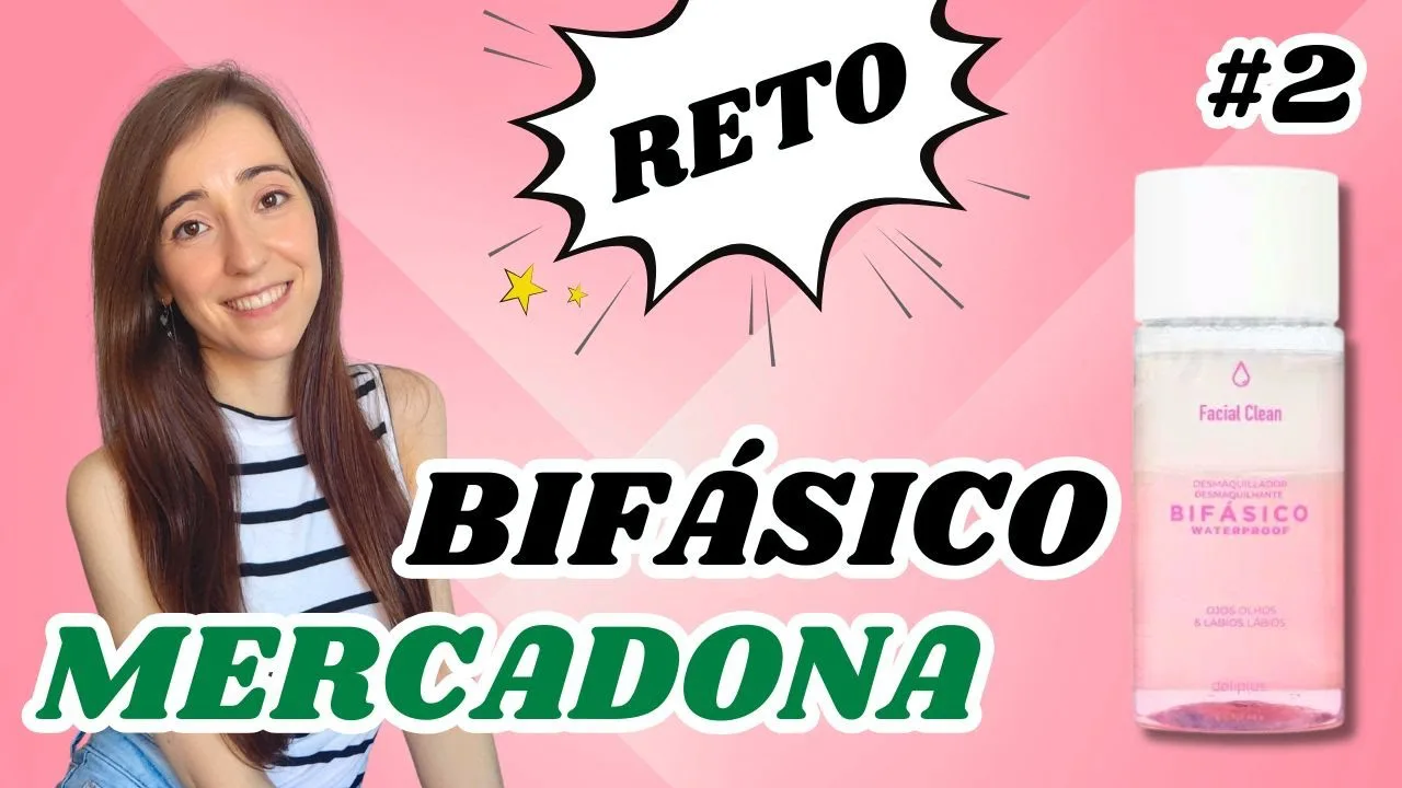 Desmaquillante bifásico Mercadona: Review completa, ¿funciona? 🤔 | Reto Mercadona