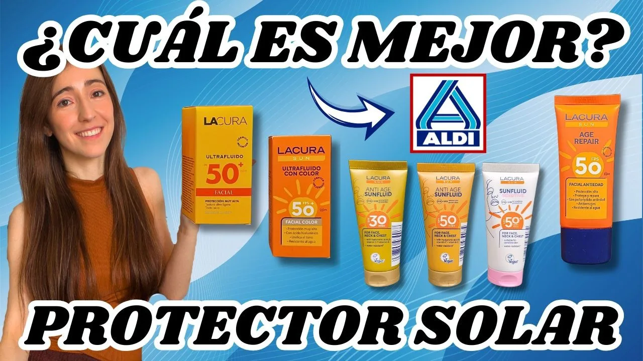 ¿Cuál es el MEJOR Protector Solar de Aldi? ☀️ | Opinión Farmacéutica 👩‍🔬