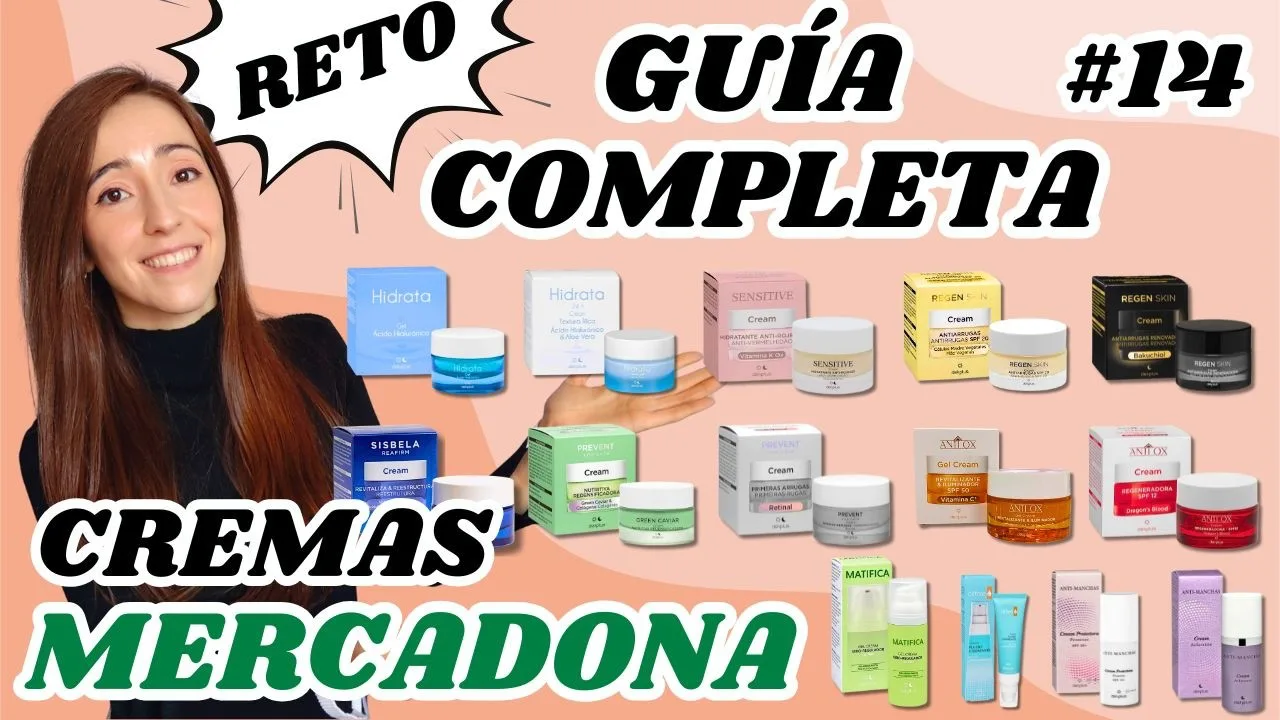 Farmacéutica analiza TODAS las Cremas de Mercadona 🧴 | Comparativa y Rutina Completa
